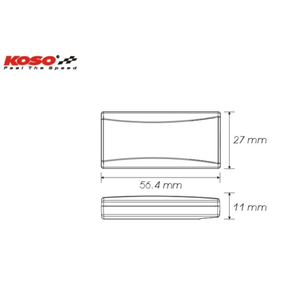 Вольтметр Koso BA024B00 Super Slim Style