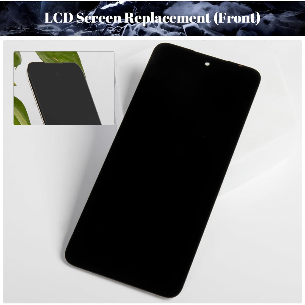 Экран для Xiaomi Redmi 12 5G (черный), замена дисплея без рамки