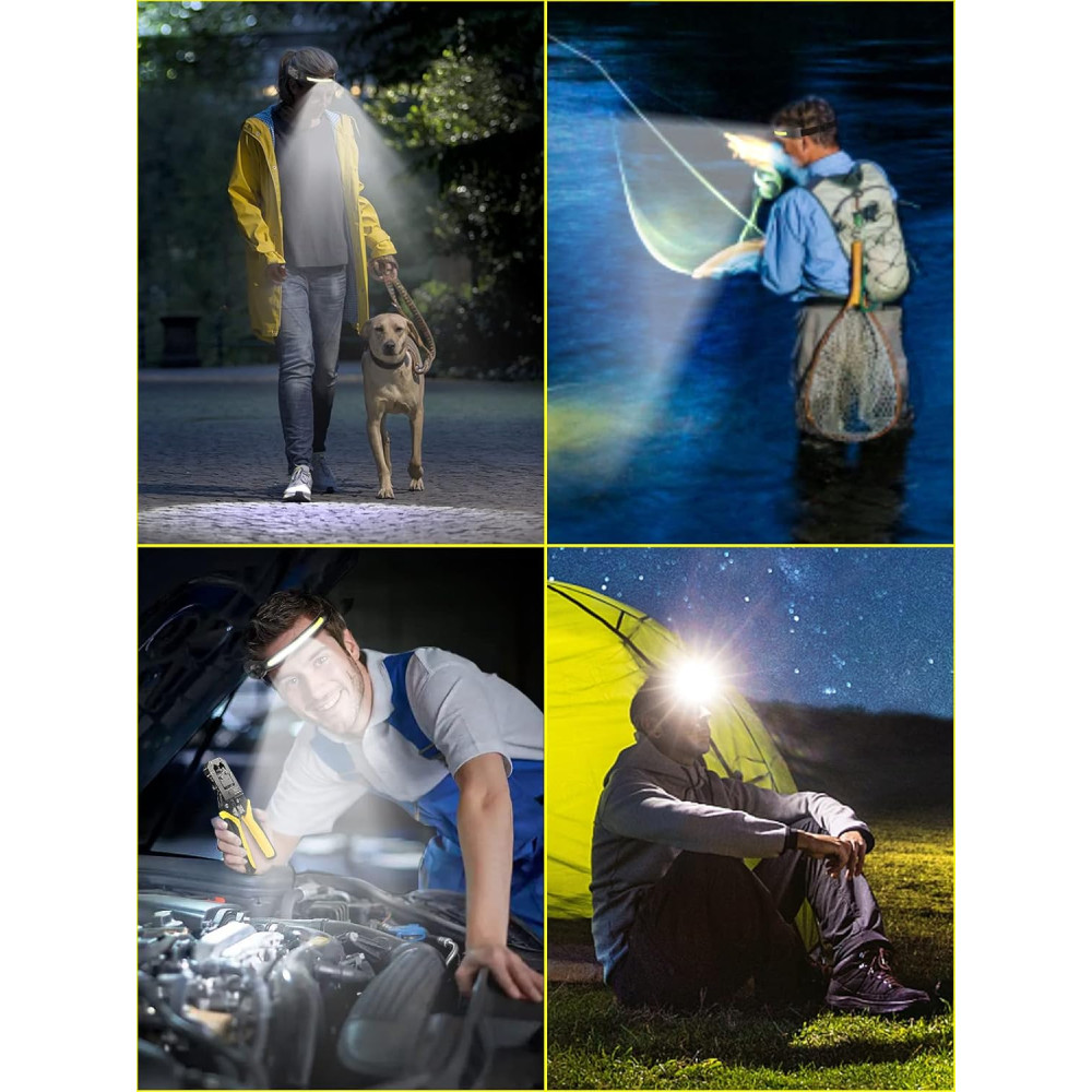 Ліхтар налобний UNBON Ultra Powerful LED (2 шт.)