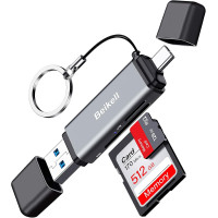 Картридер Beikell с двойным интерфейсом USB 3.0/USB-C