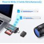 Картридер Beikell с двойным интерфейсом USB 3.0/USB-C