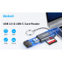 Картридер Beikell с двойным интерфейсом USB 3.0/USB-C
