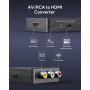 Конвертер ABLEWE RCA в HDMI – AV до HDMI 1080P, для телевізора, ПК