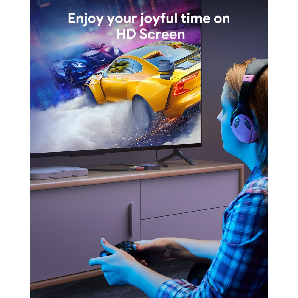 Конвертер ABLEWE RCA в HDMI – AV до HDMI 1080P, для телевізора, ПК