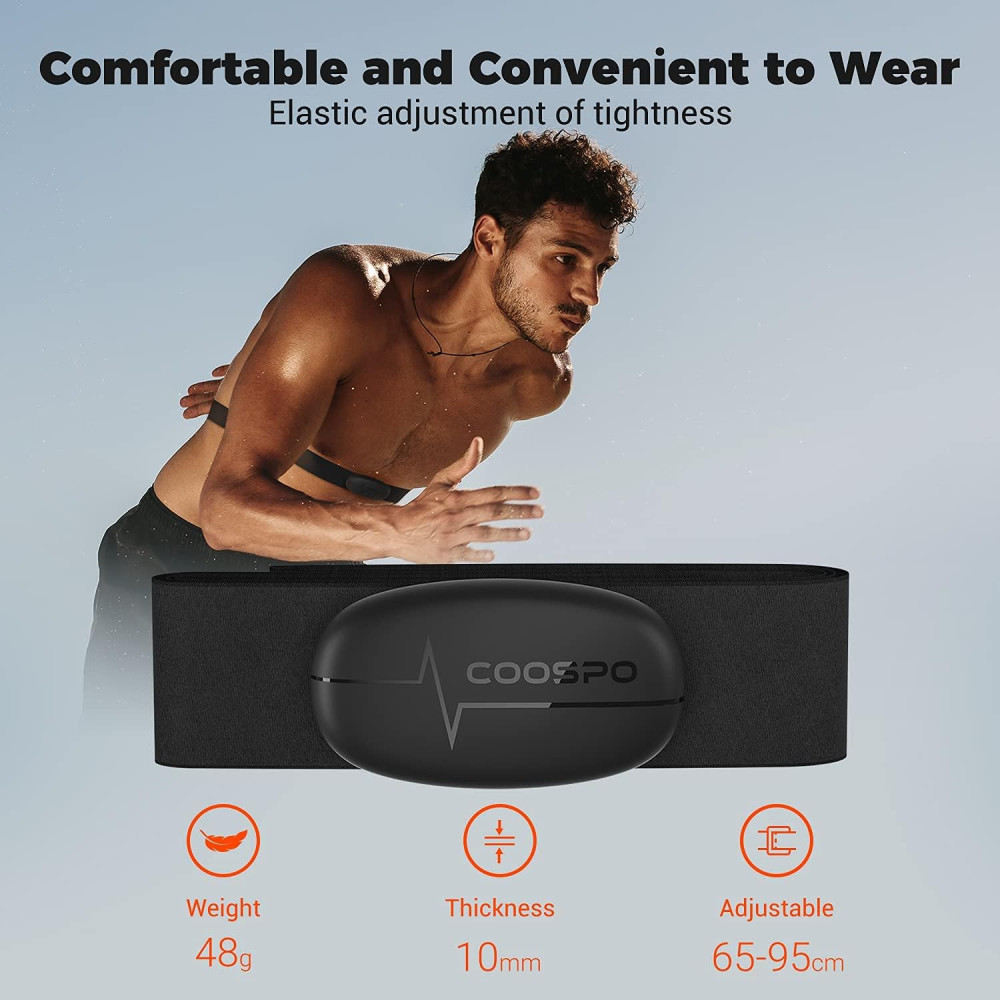 Монитор сердечного ритма/Нагрудный пульсометр COOSPO H6 з Bluetooth