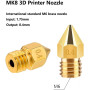 Готовый хотенд Ender 3 от Creality с 5 латунными соплами 0.4 мм (для Ender 3 / Ender 3 V2 / Ender 3 Pro)