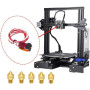 Готовый хотенд Ender 3 от Creality с 5 латунными соплами 0.4 мм (для Ender 3 / Ender 3 V2 / Ender 3 Pro)