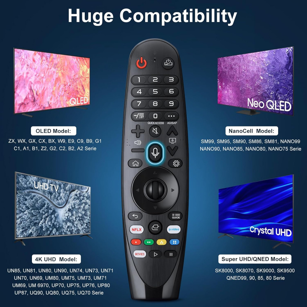 Пульт Magic Remote для LG Smart TV с голосовым управлением и курсором