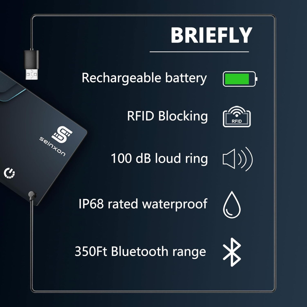 Картка-трекер Wallet Finder RFID Blocking Card SEINXON