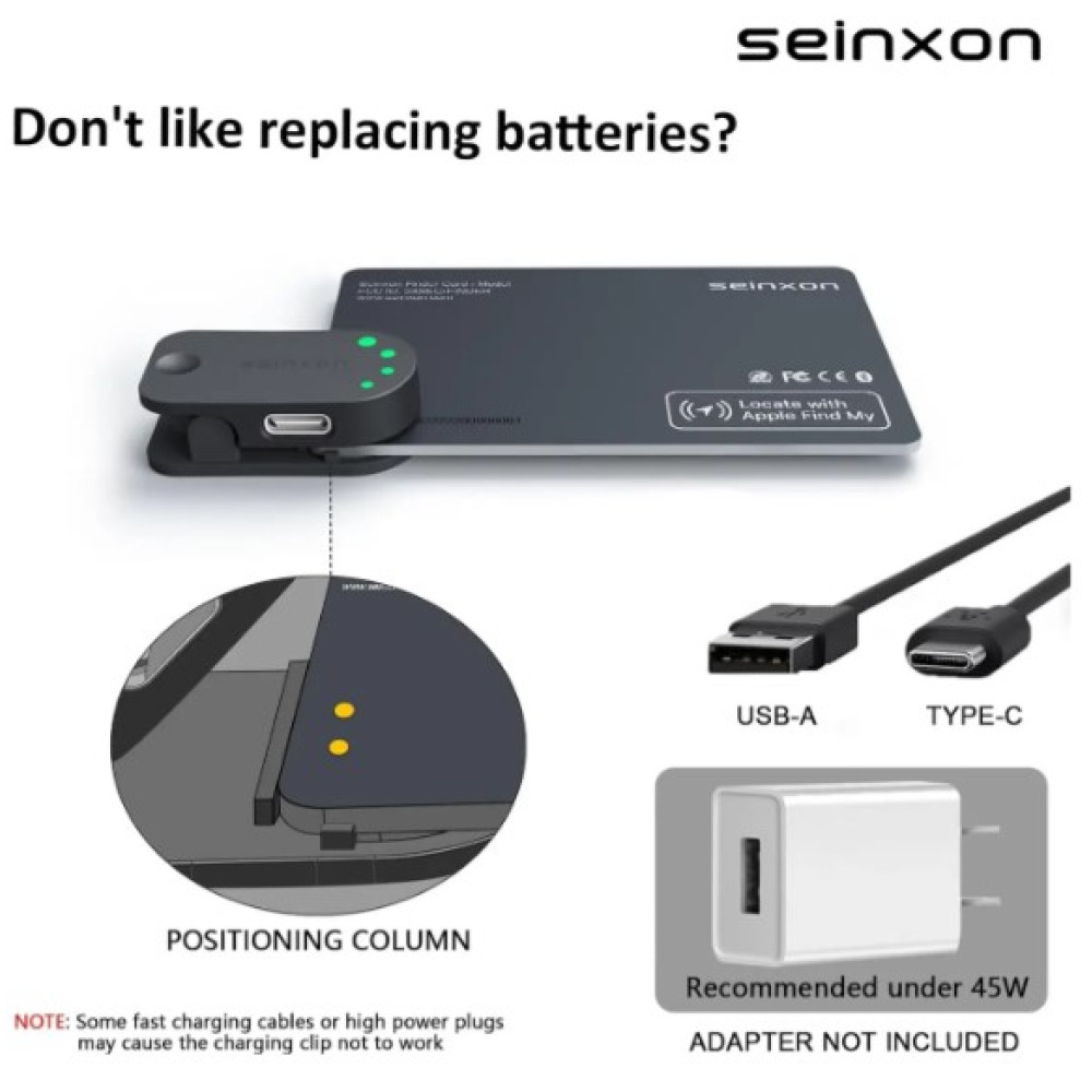 Картка-трекер Wallet Finder RFID Blocking Card SEINXON