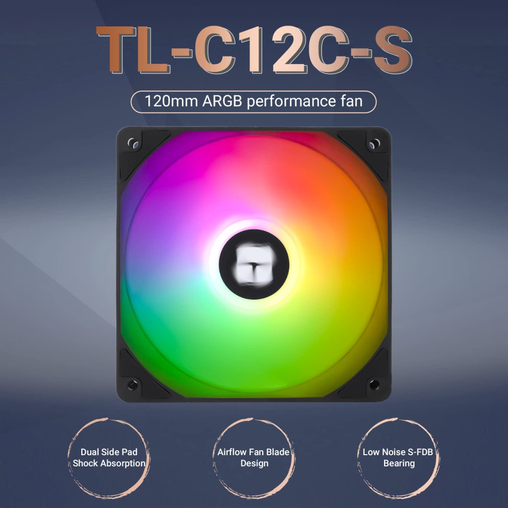 Термовентилятор Thermalright TL-C12C-S 120 мм ARGB