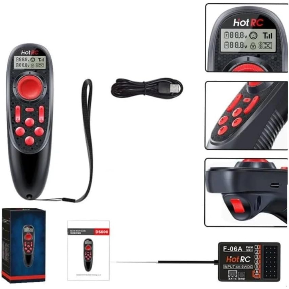 Пульт управления HOTRC DS-600 для RC моделей