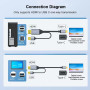 Адаптер HDMI на USB-C WJESOG, кабель 2 м, 4K@60 Гц с USB-кабелем питания