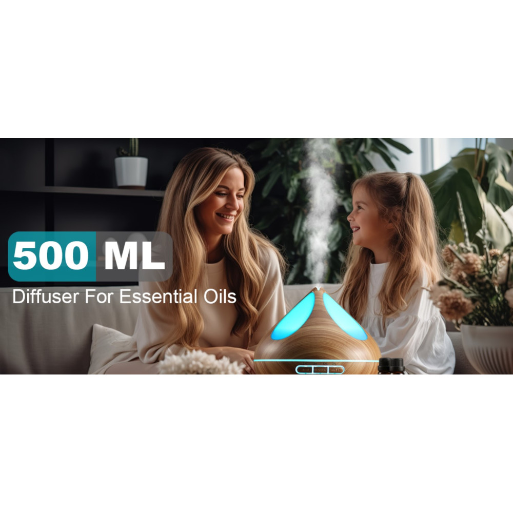 Диффузор 500 мл VAAGHANM с набором из 8 эфирных масел