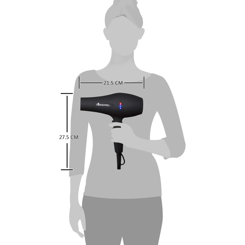 Фен для волосся з іонізацією Basuwell Hair Dryer Professional 2100W