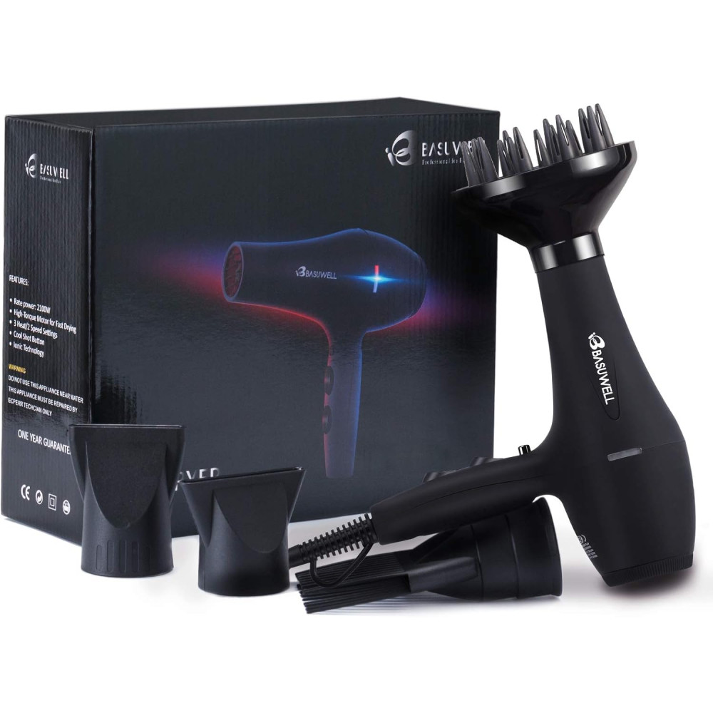 Фен для волосся з іонізацією Basuwell Hair Dryer Professional 2100W