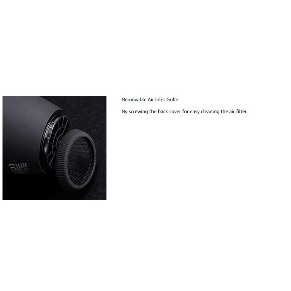 Фен для волосся з іонізацією Basuwell Hair Dryer Professional 2100W
