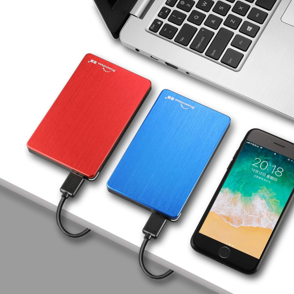 Внешний Жесткий Диск Blueendless 250GB USB 3.0 2.5" (Красный)