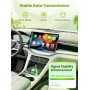 Адаптер в машину Apple CarPlay/Android Auto Abune с 5 ГГц Wi-Fi и Bluetooth