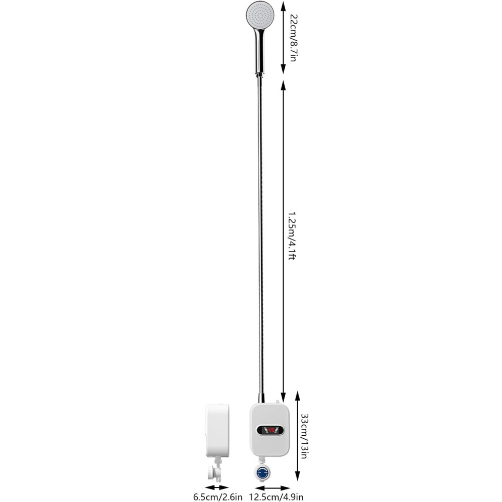 Мгновенный электрический водонагреватель JUDEMII RX-021, 220В, 30–60°C