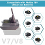Аккумулятор BTRUI MT18V7/V8 для Dyson V7 V8 под аккумулятор Makita 18V