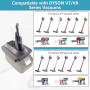 Аккумулятор BTRUI MT18V7/V8 для Dyson V7 V8 под аккумулятор Makita 18V