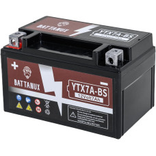Аккумулятор для мотоциклов, квадроциклов, снегоходов (12V 7Ah) Battanux YTX7A-BS 