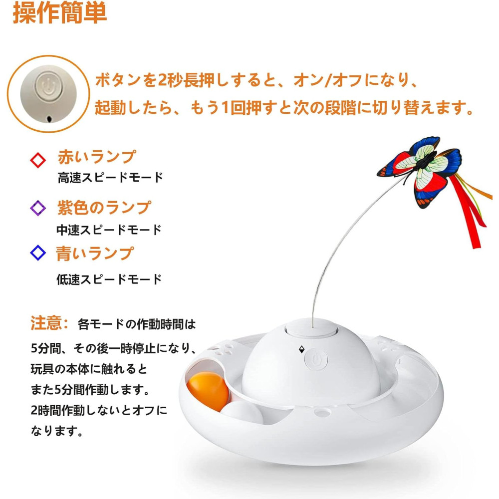 Електрична іграшка для котів Akalon Twirling Ball