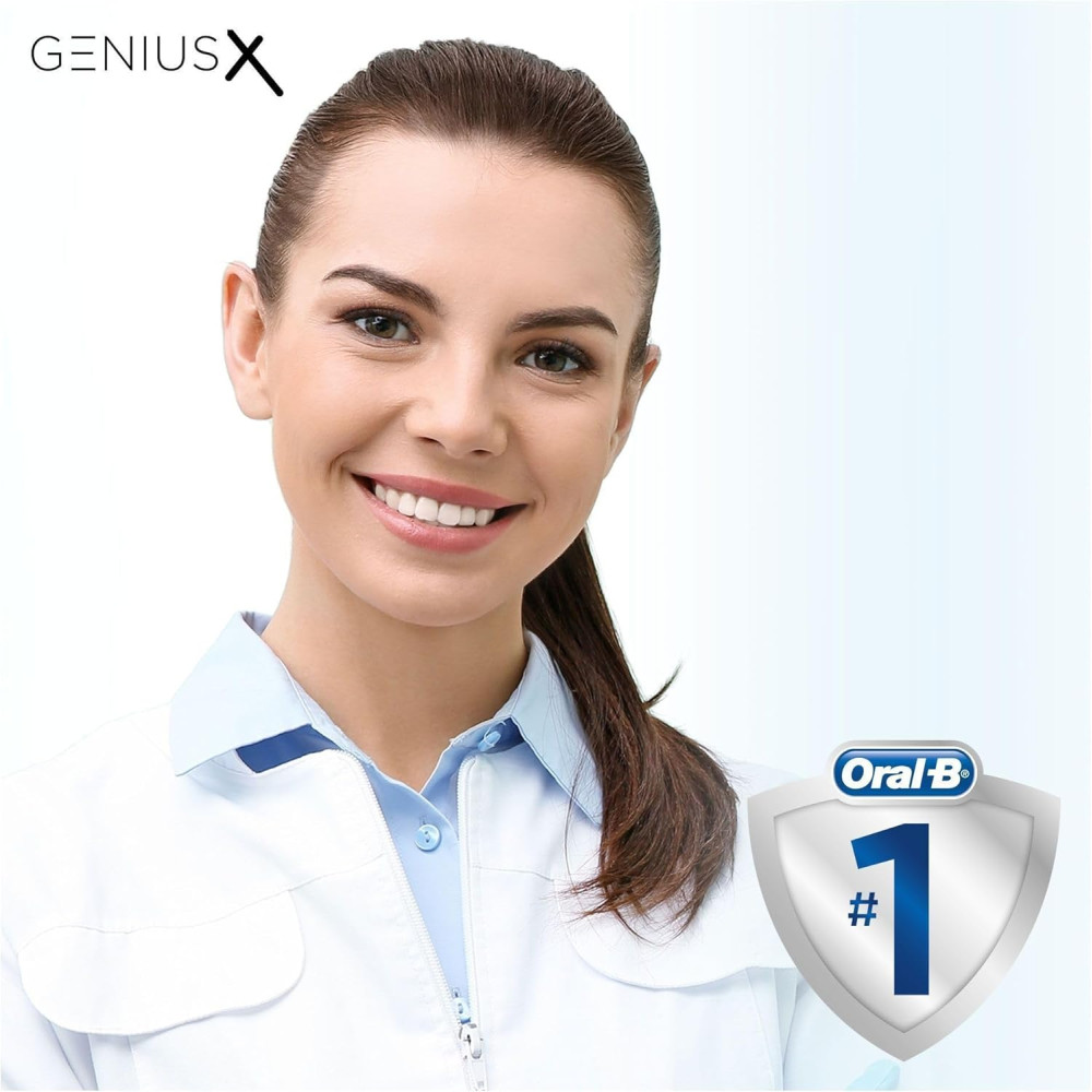 Электрическая зубная щётка Oral-B Genius X, чёрная