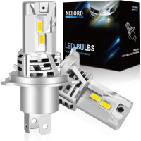 Автомобільні LED лампи XELORD H4, 6500K, 12000LM, 60W, 12V, Plug & Play