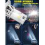 Автомобильные LED лампы XELORD H4, 6500K, 12000LM, 60W, 12V, Plug & Play