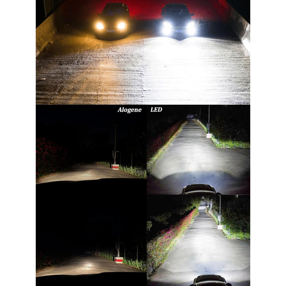 Автомобильные LED лампы XELORD H4, 6500K, 12000LM, 60W, 12V, Plug & Play