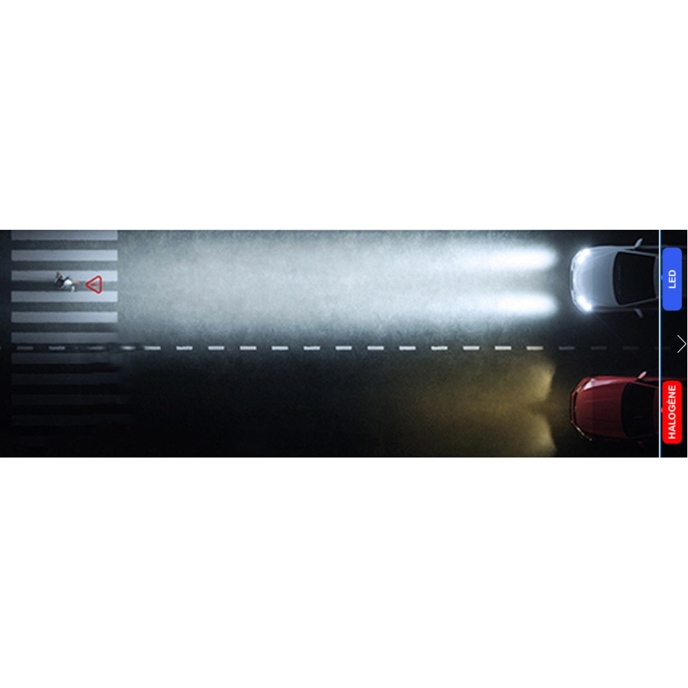 Автомобильные LED лампы XELORD H4, 6500K, 12000LM, 60W, 12V, Plug & Play