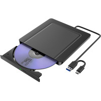 Зовнішній CD/DVD-привід Umaniy USB 3.0 + USB-C