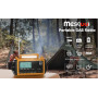 Аварійне радіо Mesqool DAB, 5000 мА·ч, із сонячною батареєю, ліхтариком