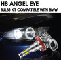 Светодиодные лампы H8 Angel Eyes "TECTICO" для BMW, 6000K, 40W, Canbus,