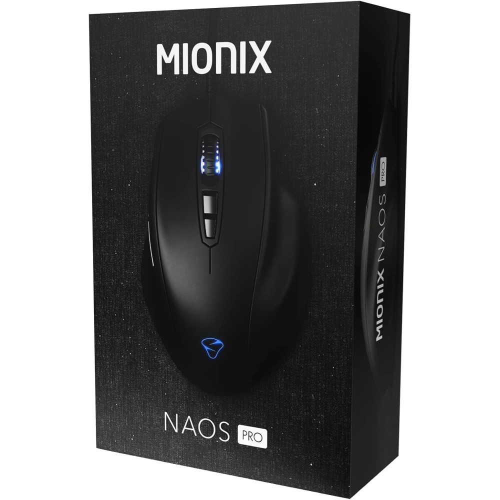 Ігрова дротова миша Mionix NAOS PRO з сенсором 19K DPI