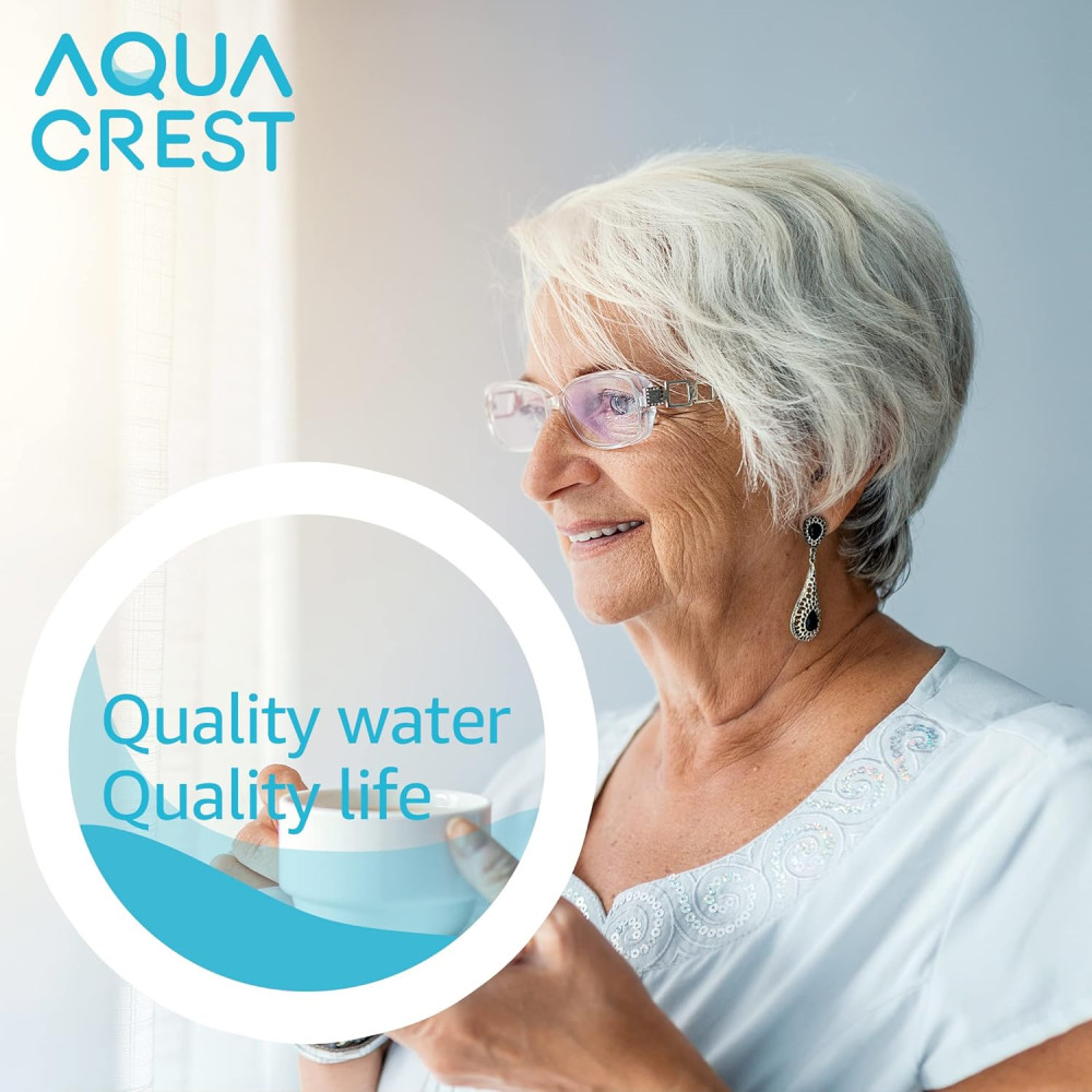 Белый фильтр для кофемашины, сертифицированный TÜV SÜD "AQUACREST"