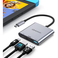 Адаптер USB-C 3-в-1 для Nintendo Switch "Onshida"
