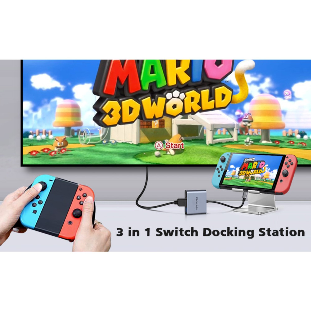 Адаптер USB-C 3-в-1 для Nintendo Switch Onshida