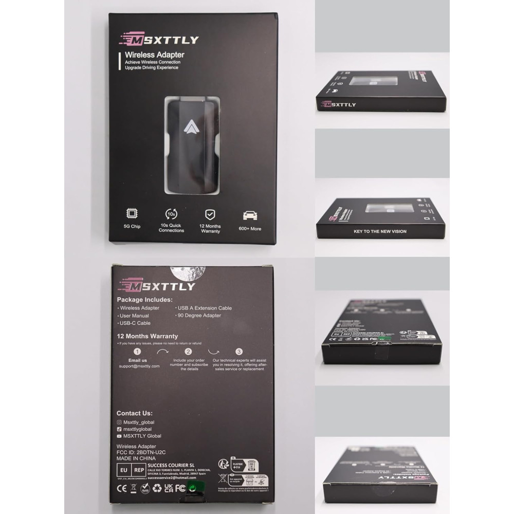 Беспроводной автомобильный адаптер Msxttly Wireless Adapter U2C-AIR