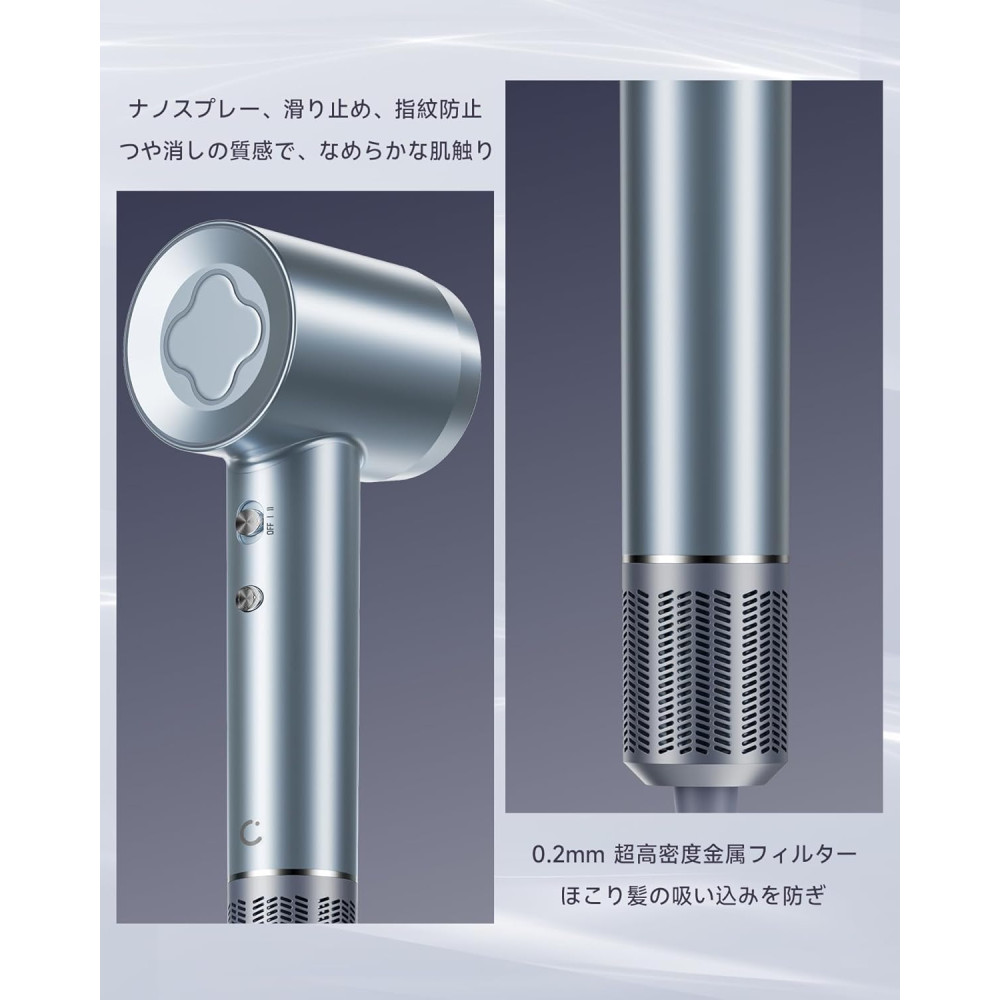 Фен для волосся Chocovision My Pro 20 Dryer, 110 000 об/хв, з іонізацією.