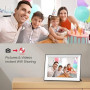 Фоторамка цифровая Frameo 10,1-дюйм Wi-Fi 1280x800 HD, с памятью 32 ГБ