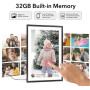 Фоторамка цифровая Frameo 10,1-дюйм Wi-Fi 1280x800 HD, с памятью 32 ГБ