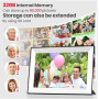 Фоторамка цифровая Frameo 10,1-дюйм Wi-Fi 1280x800 HD, с памятью 32 ГБ