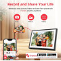 Фоторамка цифровая Frameo 10,1-дюйм Wi-Fi 1280x800 HD, с памятью 32 ГБ
