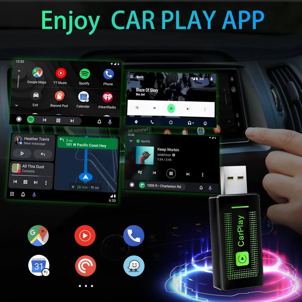 Беспроводной Адаптер CarPlay для iPhone (Lyssiefeel)