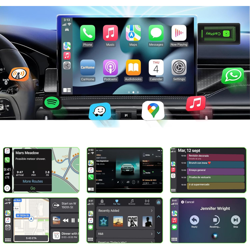 Беспроводной Адаптер CarPlay для iPhone (Lyssiefeel)
