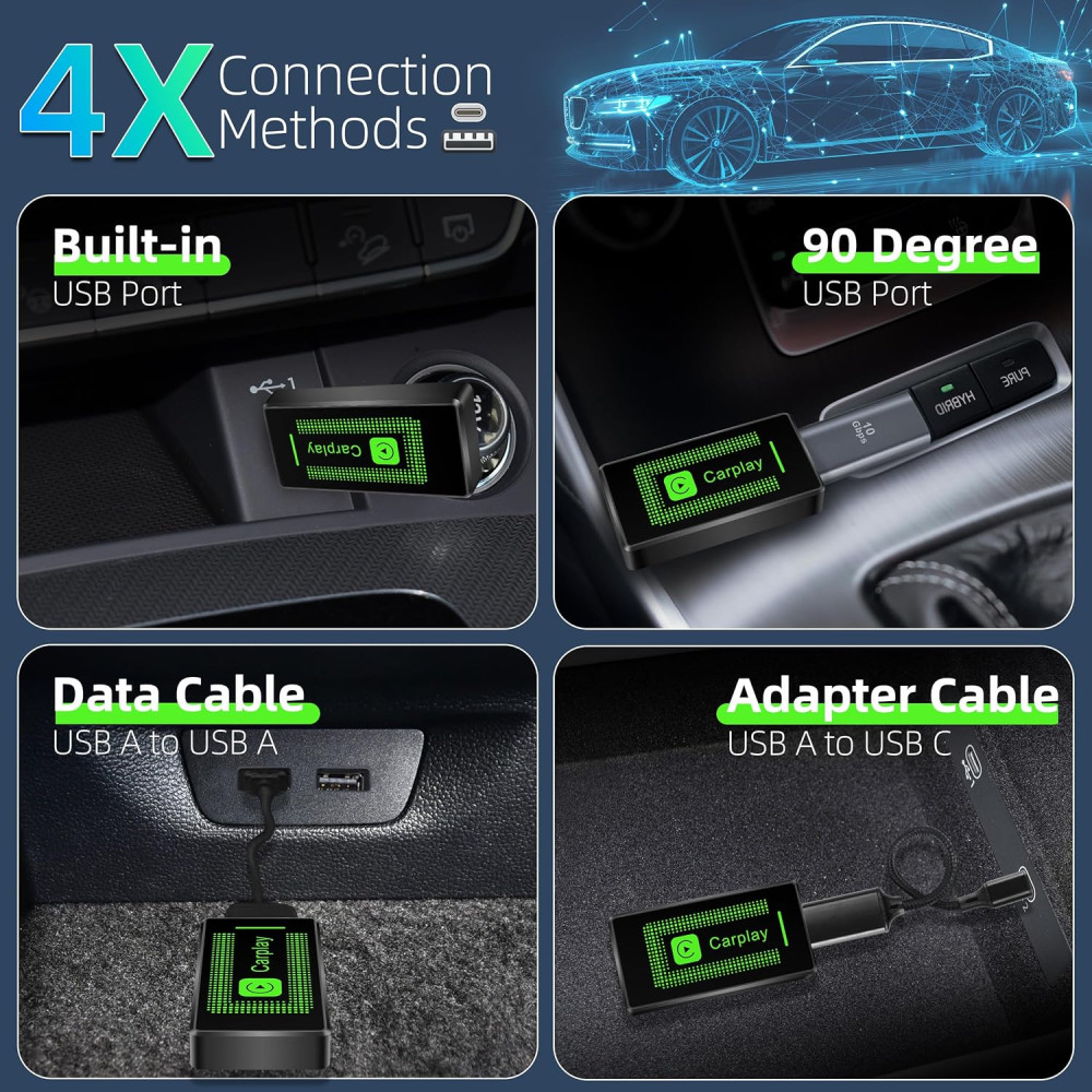 Беспроводной Адаптер CarPlay для iPhone (Lyssiefeel)
