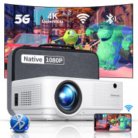 Проектор Vigpil 4K 16000 Люмен, Full HD 1080P